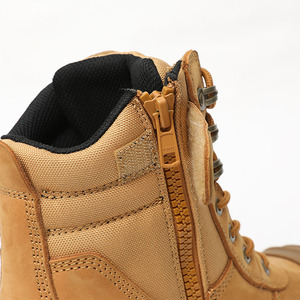 <span class=keywords><strong>Botas</strong></span> de seguridad con punta de acero, cuero nobuk, cremallera interior, suela de TPU - Product Image 6