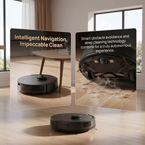 PT20-C800 Auto Empty Robot Vacuum Cleaner 18000Pa LDS Laser Tuya APP Sweep <b>Mop</b> Vacuum Robot For Pet Hair - Product Image 2