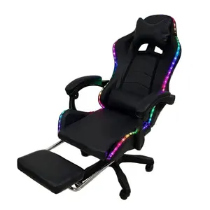 Yüksek kaliteli ofis oyun sandalyesi/yarış Pc oyun ofis koltuğu ile LED ışık/sandalye oyunu