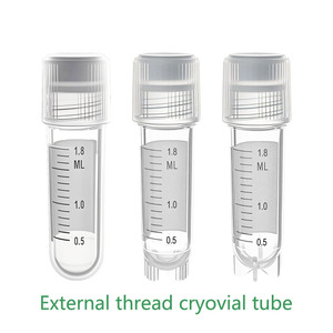 Cella del tubo del crio del laboratorio che congela il tubo di plastica autoportante esterno crioviale criotubo monouso Sterile 1.8ml 2ml - Product Image 5