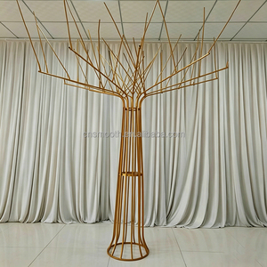 Nouveautés SMOOTH : Arche en métal doré de luxe, décoration de scène pour événements, mariages et fêtes, <span class=keywords><strong>arbre</strong></span> en fer pour <span class=keywords><strong>mariage</strong></span> - Product Image 1