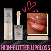 Gloss à lèvres transparent MLSMILE Flash Mirror, effet brillant, hydratant, huile à lèvres, lèvres effet verre