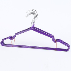 Vente en gros <span class=keywords><strong>de</strong></span> cintre en fil métallique pour linge enduit <span class=keywords><strong>de</strong></span> PVC antidérapant - Product Image 3