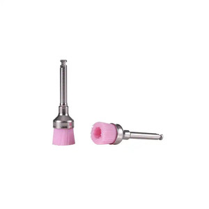 SJ brosses de polissage de prophylaxie de Style de tasse en Nylon coloré jetable brosse de prophylaxie de Style de tasse dentaire avec la tige en métal - Product Image 3