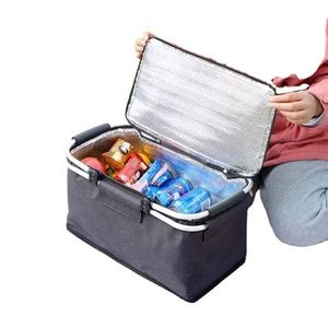 Panier de pique-nique isotherme pliable personnalisé avec logo 2024, sac de transport pour aliments et boissons, sac isotherme - Product Image 2