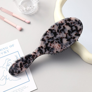 Brosse démêlante ergonomique en acétate OEM ODM pour femmes et hommes, pour le coiffage - Product Image 2