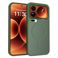 Protection multicouche antichoc magnétique transparente anti-empreintes digitales pour Xiaomi 17 Pro Max/Redmi Note 14 Pro + étui utilisation en milieu de travail