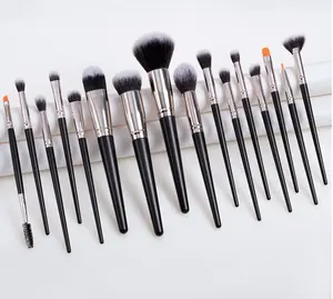 Günstige beliebte profession elle benutzer definierte Logo Low Moq Make-up Pinsel Kosmetik Sets volle Make-up Pinsel Set für 16 Pcs Kit Private Label
