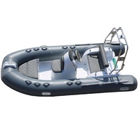 Bateau à moteur gonflable en fibre de verre Hypalon en PVC à coque rigide CE Rib 390C pour la pêche en plein air à louer