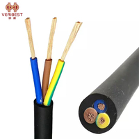 Kabel PVC Berinsulasi Harga Pabrik 2x1.5mm² Standar H07V-K / H05V-K untuk Kabel Listrik dan Catu Daya
