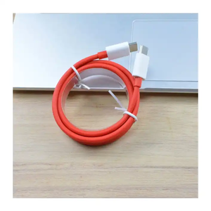 Cable Pd rápido, venta al por mayor <span class=keywords><strong>C</strong></span> a <span class=keywords><strong>C</strong></span> Cables de datos de carga rápida 10 años Certificado de fábrica 5A 65W Tipo <span class=keywords><strong>C</strong></span> Bolsa Opp de PVC Estándar rojo 20 TPE - Product Image 4