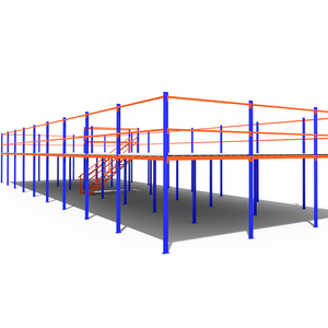 Kits de <span class=keywords><strong>mezzanine</strong></span> avec escaliers, rayonnage de <span class=keywords><strong>mezzanine</strong></span>, rayonnage lourd pour vêtements, rayonnage d'entrepôt, étagère de stockage lourde - Product Image 2