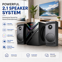 Nouveau système de haut-parleurs Home cinéma haut-parleur multimédia Super Bass 2.1 de haute qualité avec télécommande