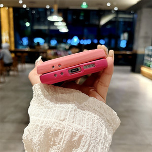 เคสซิลิโคนนิ่มสองสีลายการ์ตูนน่ารัก3D ความรักรูปหัวใจไล่ระดับสีสำหรับ <span class=keywords><strong>Samsung</strong></span> Z <span class=keywords><strong>flip</strong></span> 6 5 <span class=keywords><strong>4</strong></span> 3 Flip6 Flip5 - Product Image 6