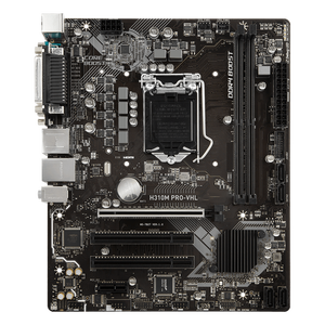 Carte mère de bureau MS LGA 1151 H310M <span class=keywords><strong>PRO</strong></span>-V PLUS VL <span class=keywords><strong>VDH</strong></span> FIRE WATER VH H310M-S03 H310M-S05 8 9ème génération - Product Image 4