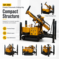 Nouvelle machine de forage DTH diesel portable Feiyang QY-350, équipement de forage hydraulique haute productivité pour puits profonds et mines