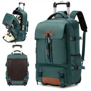 Tas Troli Baru 2026 Dengan Roda Kapasitas Besar Tas Duffel Perjalanan Multifungsi Ransel Beroda Portabel Ransel Bisnis - Product Image 3