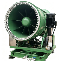 Fournisseur de canons à brume d'eau avec système de pulvérisation efficace pour les projets de gestion de la poussière en extérieur