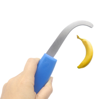 Lame en acier inoxydable incurvée de qualité Hiqh couteau multifonctionnel tranchant faucille ananas banane couteau de récolte
