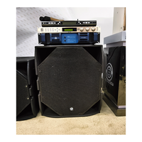 Haut-parleur mono sur pied en bois LS3 de 18 pouces, basses ultra-bas, fabrication italienne, MDS18 1200W 8