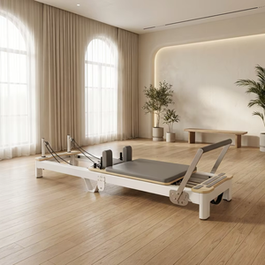 Máquina de Pilates Reformer Plegable de Aleación de Aluminio para Uso Comercial Profesional, Equipo Esencial para Entrenamiento, Venta Caliente de Fábrica - Product Image 4