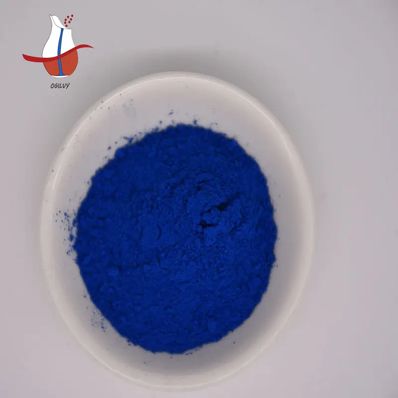 नीला नीला सा कैस कोई 57455-37-5 रंग प्लास्टिक स्याही के लिए वर्णक और ऑप्टिकल brightener पेंट कॉस्मेटिक masterbatch पीवीसी