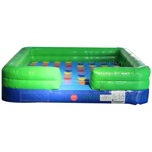 HI şişme ayak Twister taşınabilir şişme futbol sahası, şişme futbol oyun alanı sıcak satış çocuklar ve yetişkinler için