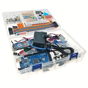 Kit de Inicio Mega 2560 R3 con Motor, Servo, RFID, Sensor Ultrasónico, Relé, Pantalla LCD para Arduino con Cargador de Batería, Kit de Aprendizaje - Product Image 1