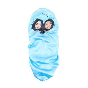 Bonnet de nuit en satin doux personnalisé avec logo pour usage quotidien en extérieur, style tendance toutes saisons - Product Image 4