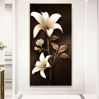 Vente en gros d'usine, art mural, peinture en cristal en porcelaine 3D, art diamant, grandes peintures murales