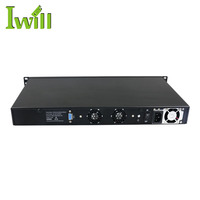 Serveur réseau en rack 1U I3 I5 I7 Mini pare-feu Pfsense avec 8 ports LAN Prise en charge du port fibre optique
