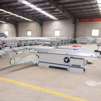 Scie à panneaux à table coulissante pour le travail du bois/scie à panneaux de précision/scie à panneaux cnc machine de découpe de bois à 45 degrés