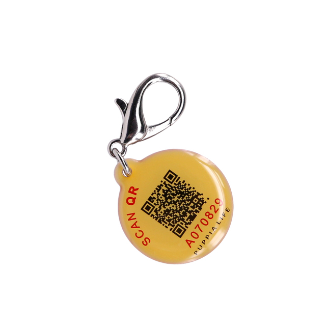 Double Sided Glossy 28mm Round Epoxy Tag with 213 Chip Encoding Url Serial Number NFC Epoxy Keychain