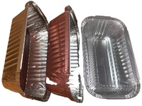 Tek Kullanımlık Bardak Cheesecake Kek Cupcake Pişirme Alüminyum Gül Altın Rengi Catering Tatlıları 1.5lb Rantagle 670ml Folyo Gıda Kabı