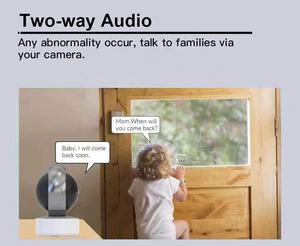 Venta caliente Tuya APP Cámara inalámbrica para el Hogar Inteligente 1080P 2MP HD Wifi Monitor de bebé Cámara CCTV Detección de movimiento Audio bidireccional - Product Image 5