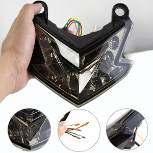 Feu arrière de frein de moto pour <span class=keywords><strong>Kawasaki</strong></span> Z800 <span class=keywords><strong>Z125</strong></span> ZX636 ZX-6R <span class=keywords><strong>NINJA</strong></span> <span class=keywords><strong>Z125</strong></span> PRO clignotant indicateur feux arrière Led feu arrière - Product Image 3