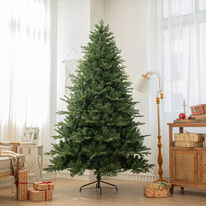 6FT 7ft trang trí cây giáng sinh nhân tạo cây lớn Nhà PE hỗn hợp lá cây giáng sinh với đèn - Product Image 4