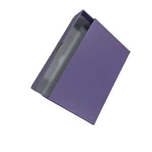 Cajas de Regalo Rígidas Personalizadas en Morado con Diseño Extraíble, Recubrimiento UV, Grabado en Relieve y Laminado Mate para Empaque de <span class=keywords><strong>Calcetines</strong></span> y Pieles - Product Image 2