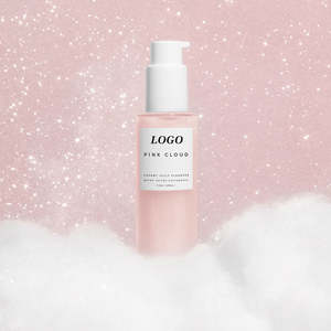 HANLINGER Private Label OEM Deep Wash Rose Facial Wash Organic Rose Water Based Soft Pink Cloud Blanqueamiento Face Wash - Product Image 3