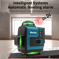 Mamidw 16-line 360 °   Livella orizzontale e verticale, visibile in luce diurna intensa, sistema intelligente, allarme di livellamento automatico