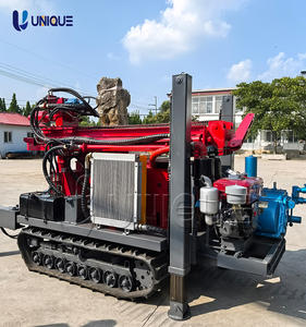 ÚNICA Venta caliente 260m Tipo de oruga Perforadora de pozos de agua de pozo Plataforma hidráulica para pozo de agua - Product Image 4