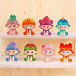 Sáng Tạo Mới Nhựa Tự Làm Chơi Mù Hộp Dễ Thương Hạt Dưới Nước Thế Giới Máy Tính Để Bàn Trang Trí Đồ Chơi Hình Bức Tượng Đồ Trang Trí Thủ Công - Product Image 3