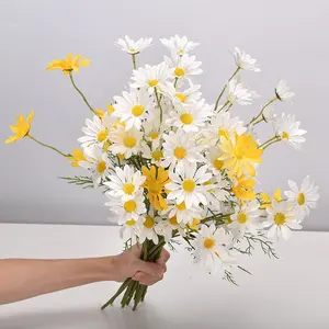 52cm Real Looking Fake Gerber Common Silk Gerbera African Decorative Flowers Daisys Artificial Daisy With Stems