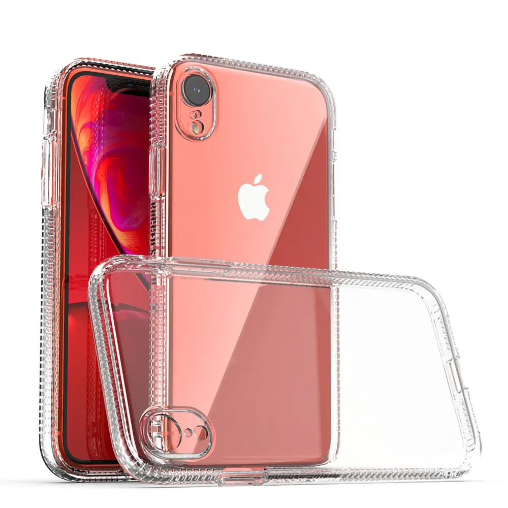 Accessori per telefoni cellulari di alta qualità custodia trasparente per sublimazione per Iphone Xr custodia in Silicone Max custodia Logo