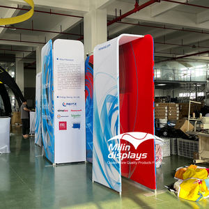 Tampilan Menara 3D portabel pameran dagang tegangan kain tampilan Promosi stan pameran kubus latar belakang - Product Image 6