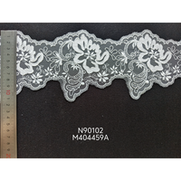 Tissu en maille 100 % polyester durable, brodé, à rayures étroites, tricoté, transparent, personnalisable, pour vêtements, accessoires, maison, filles
