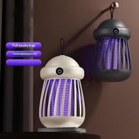 Nieuwe slimme elektrische muggenvanger voor binnen, oplaadbaar, slaapkamer, huishoudelijk, muggenwerend middel, buiten UV-lamp, timer, sfeerverlichting