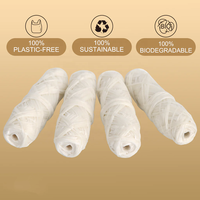 Hilo Dental de maíz PLA biodegradable con sabor a menta, hilo de seda vegano encerado, paquete de bambú, hilo dental de bambú ecológico