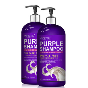 MOKERU — shampooing aux herbes pour cheveux blonds, produit <span class=keywords><strong>naturel</strong></span>, couleur argentée, violette, anti-gris, couleur magique - Product Image 1