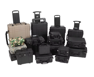 Đen PP vật liệu chống bụi thiết bị mang công cụ lưu trữ trường hợp lót chống sốc bọt Rugged IP67 cứng nhựa trường hợp không thấm nước - Product Image 1